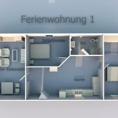 Kienast 1 דירה Pudagla